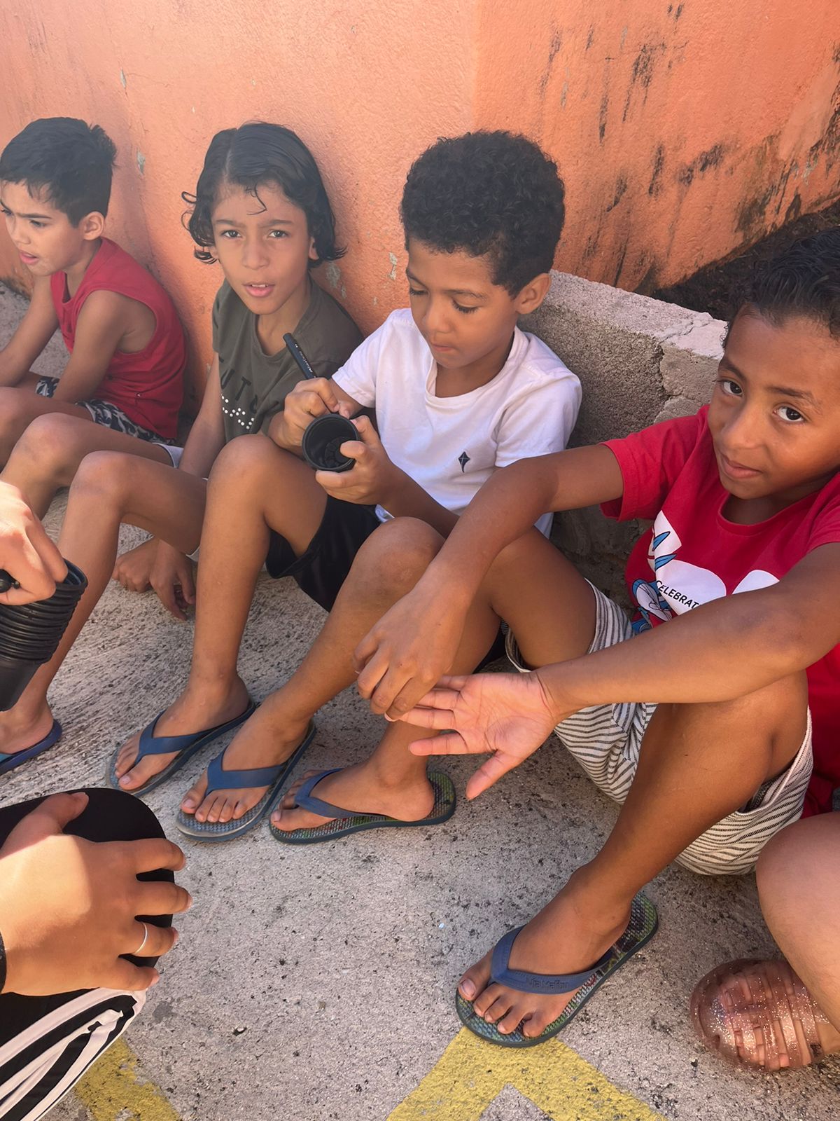 Foto estagio crianças