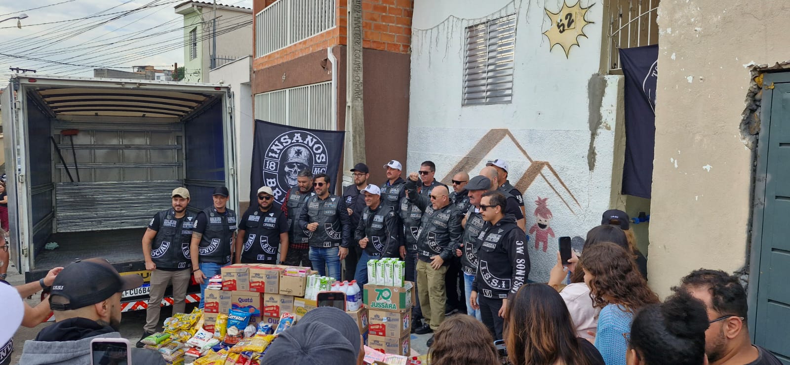motoclub insanos contra fome na ong acf